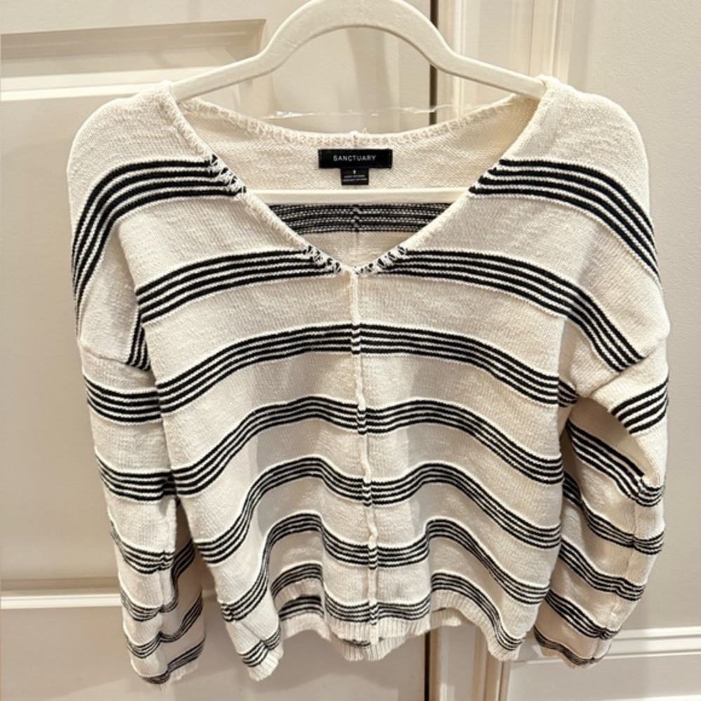 Sanctuary Striped Sweater Size Small